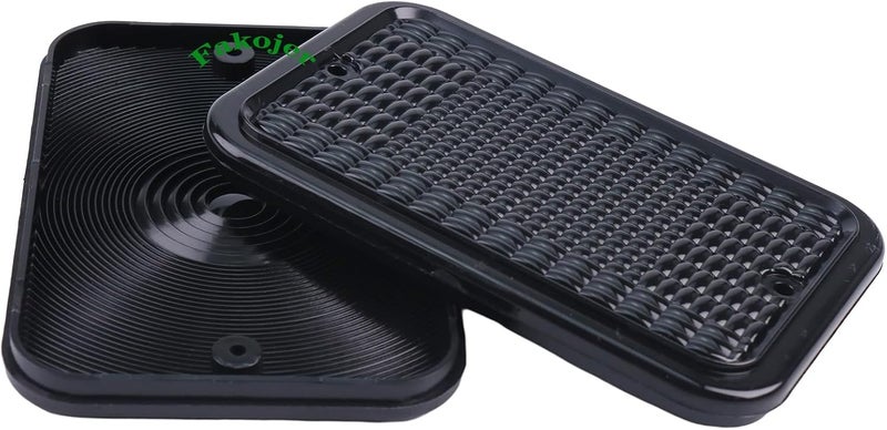 Fakojer 2X LVU18746 Black Warning Lens Compatible with John Deere Tractor 1023E 1025R 1026R 1600 2025R 2032R 2038R 3025D 3025E 3032E 3033R 3035D 4120 4210 (2X LVU18746) - Image 3